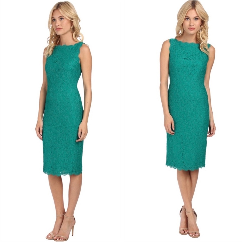 Adrianna Papell Lace Cocktail Sheath Dress